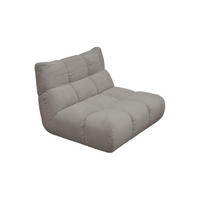 DREHSESSEL VIVIEN Grau Cord Drehbar (360°) - Schwarz/Grau, Kunststoff/Textil (112/85/108cm) - KAWOLA