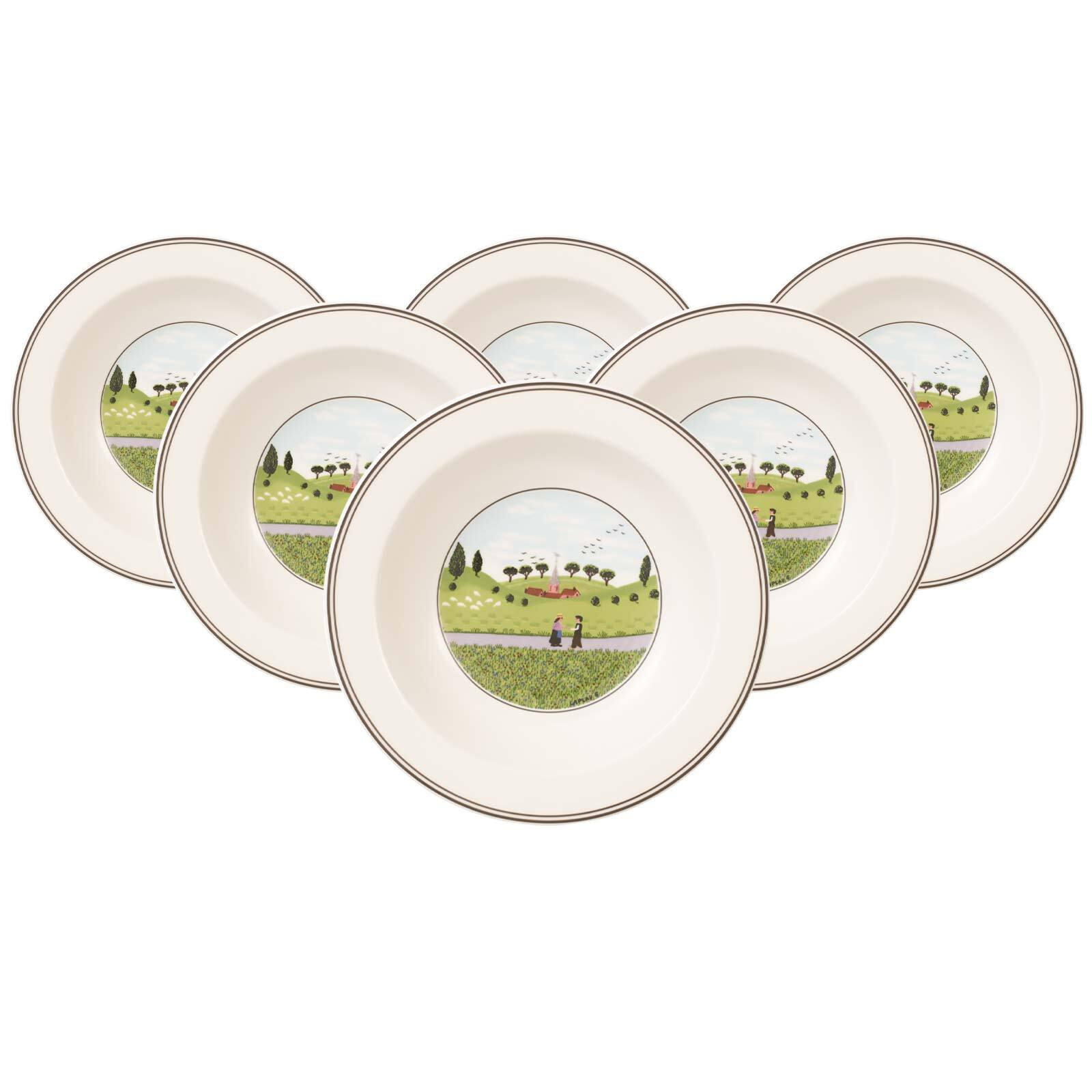 SALATSCHALEN BEGEGNUNG Design Naif bunt ø 20 cm 6er Set - Multicolor, Keramik (20cm) - Villeroy & Boch