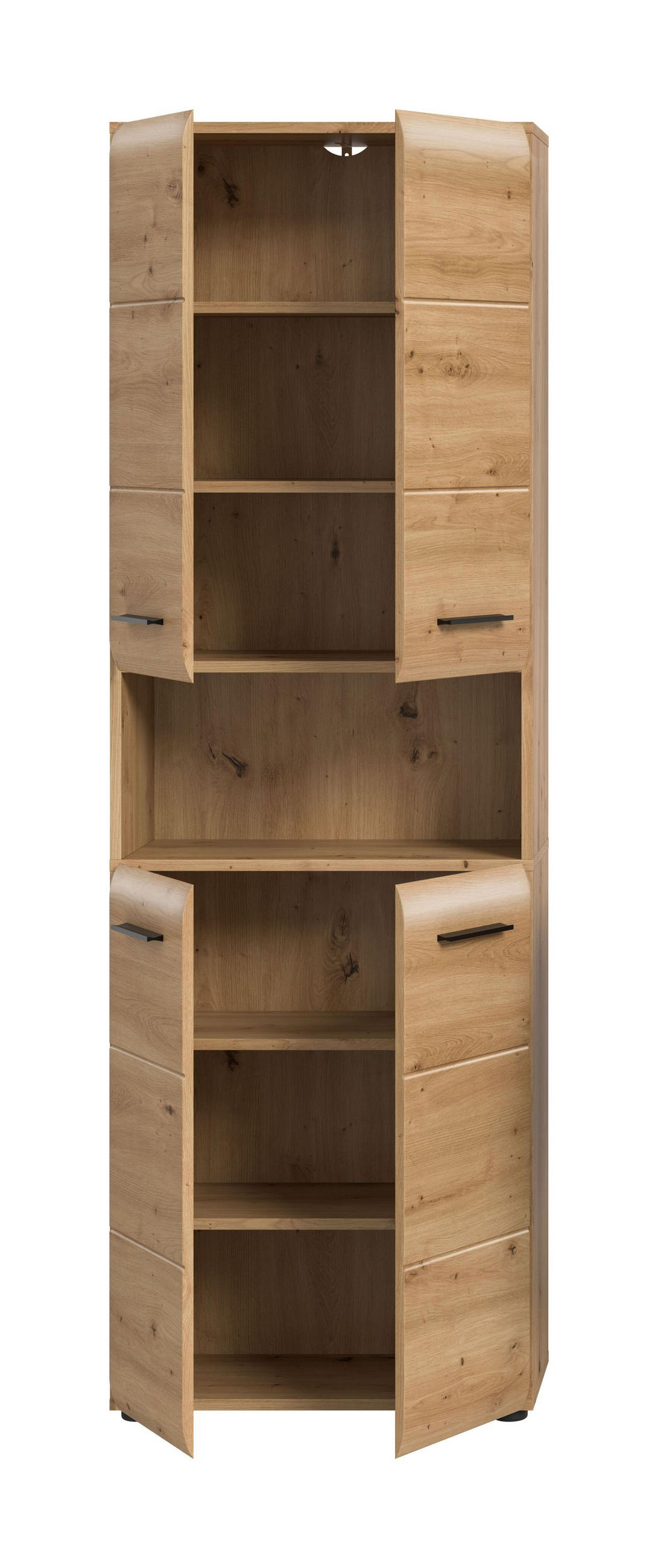 Homes & Jones Hochschrank Eiche Artisan 60x185x30 cm