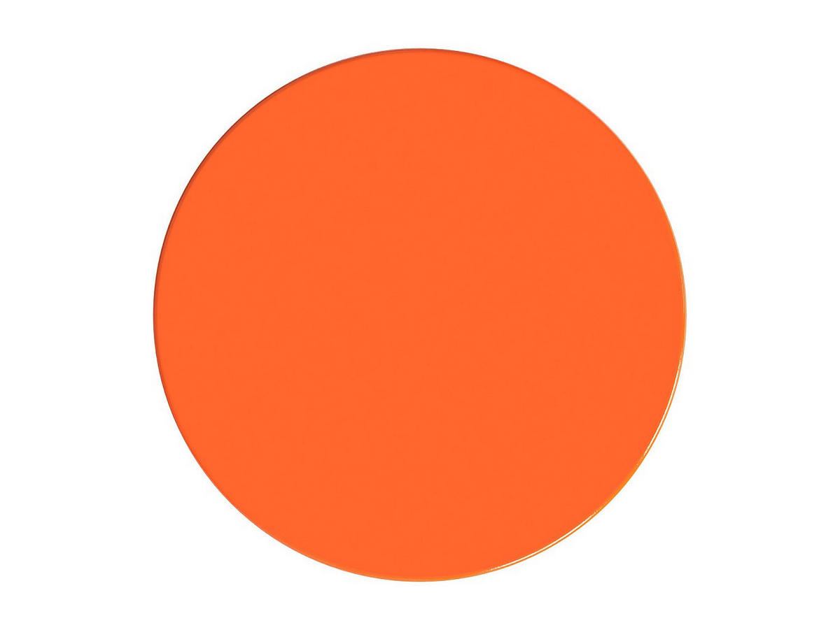 BEISTELLTISCH aus Metall - Orange - TUVAMI - Orange, Metall (30/30/45cm) - Vente-Unique