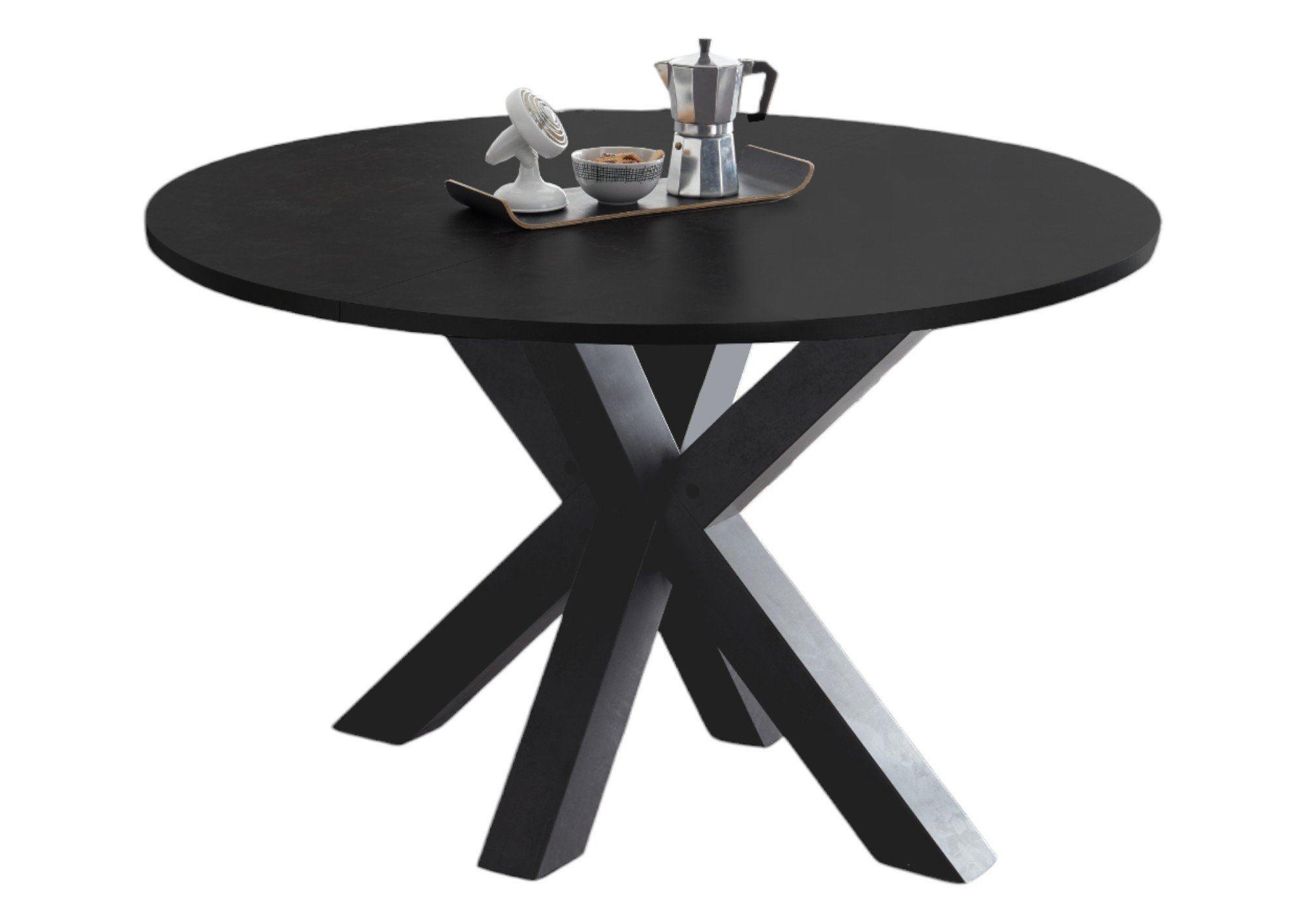 58aufmkessel Esstisch Grau 110x78x110 cm