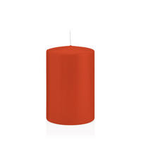 STUMPENKERZEN Dukat Ø 98 x 200 mm, 6 Stück - Terracotta, Paraffin (10/20cm) - Wiedemann Kerzen