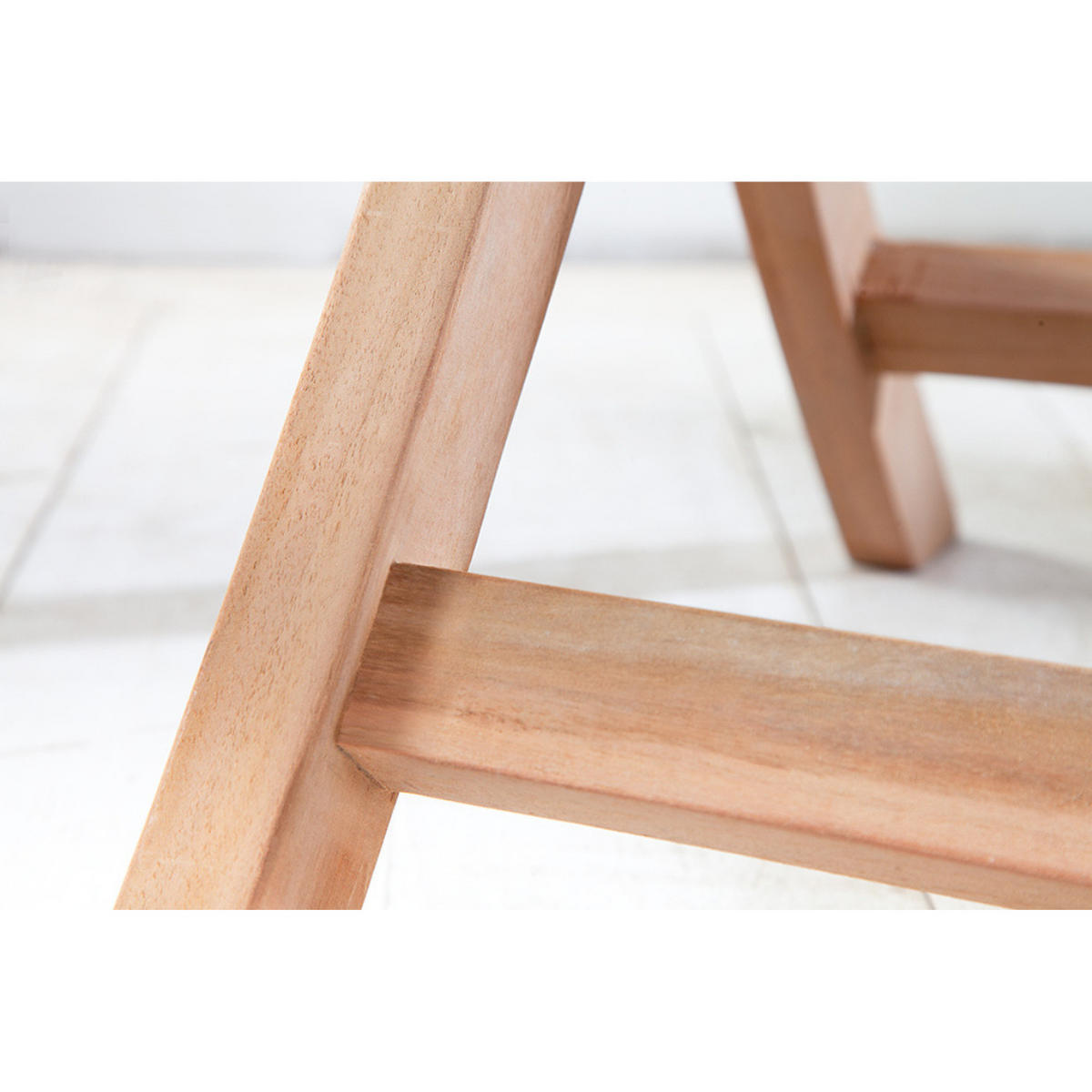 GARTENTISCH EMPIRE TEAK Teakholz rund Natur 90 cm - Braun, Holz (90/90/75cm) - riess-ambiente