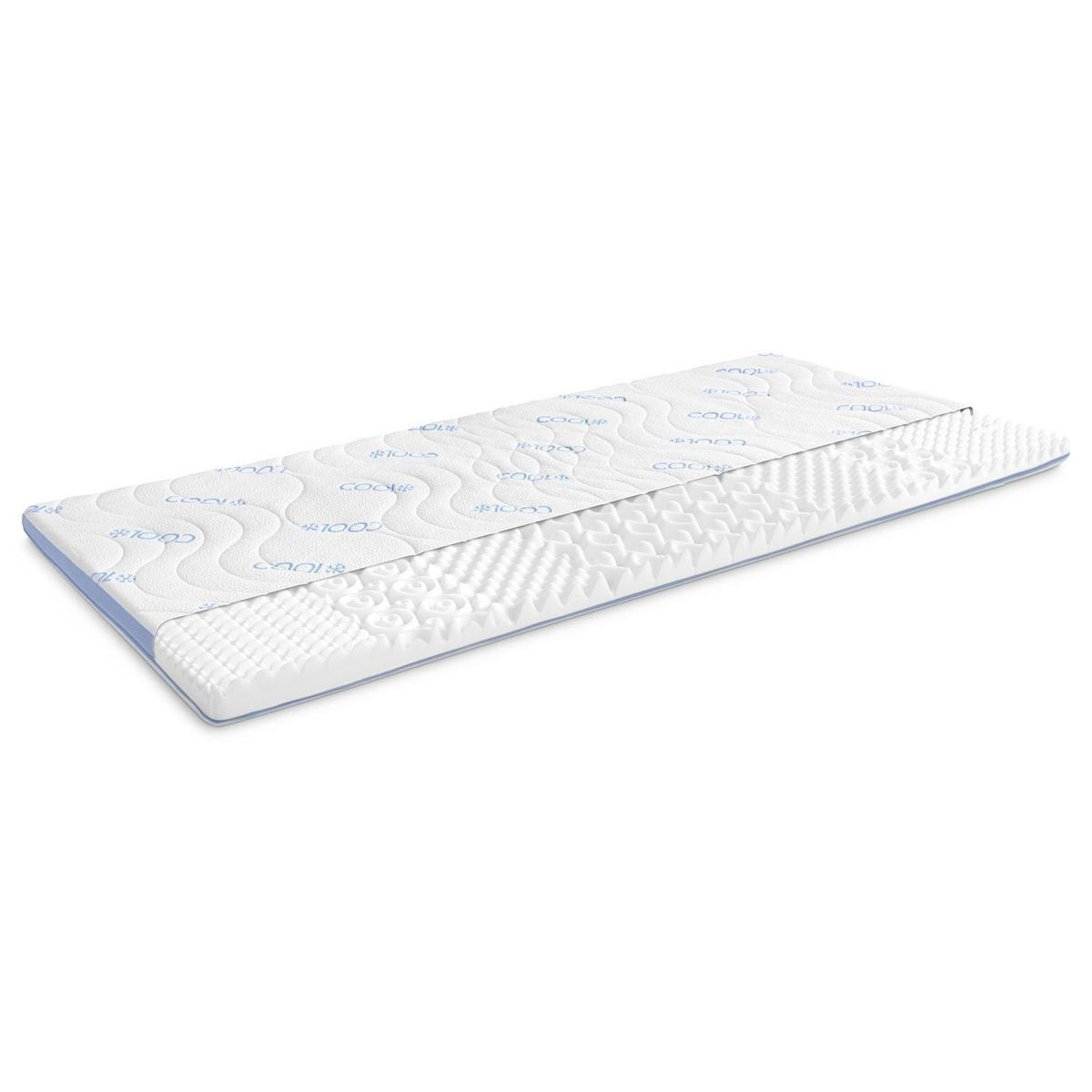 TOPPER Cool 90x200 cm - Weiß, Textil (90/200cm) - CloudComfort