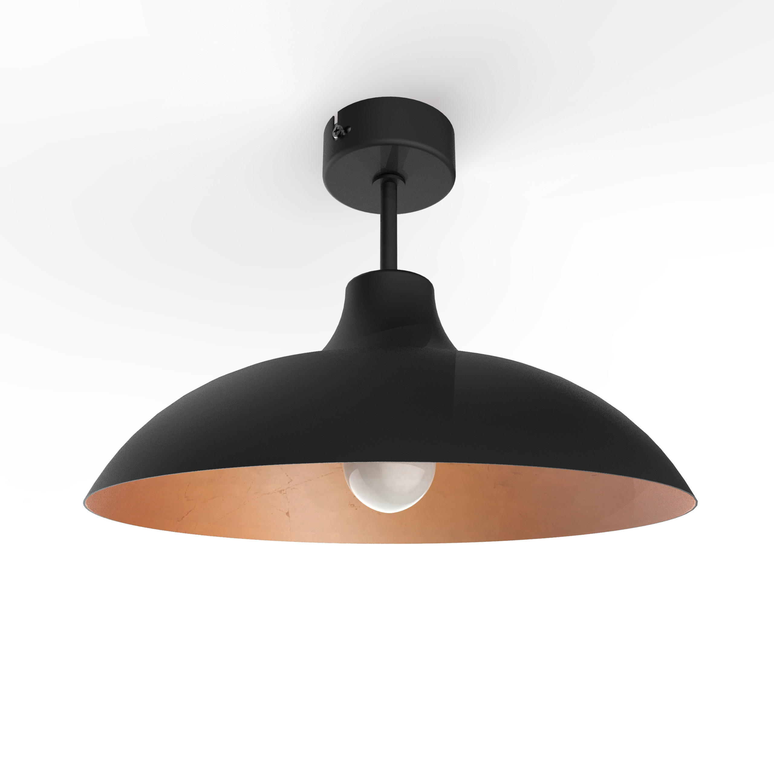 DECKENLEUCHTE - Kupferfarben, Metall (30/30/20cm) - Lumicom