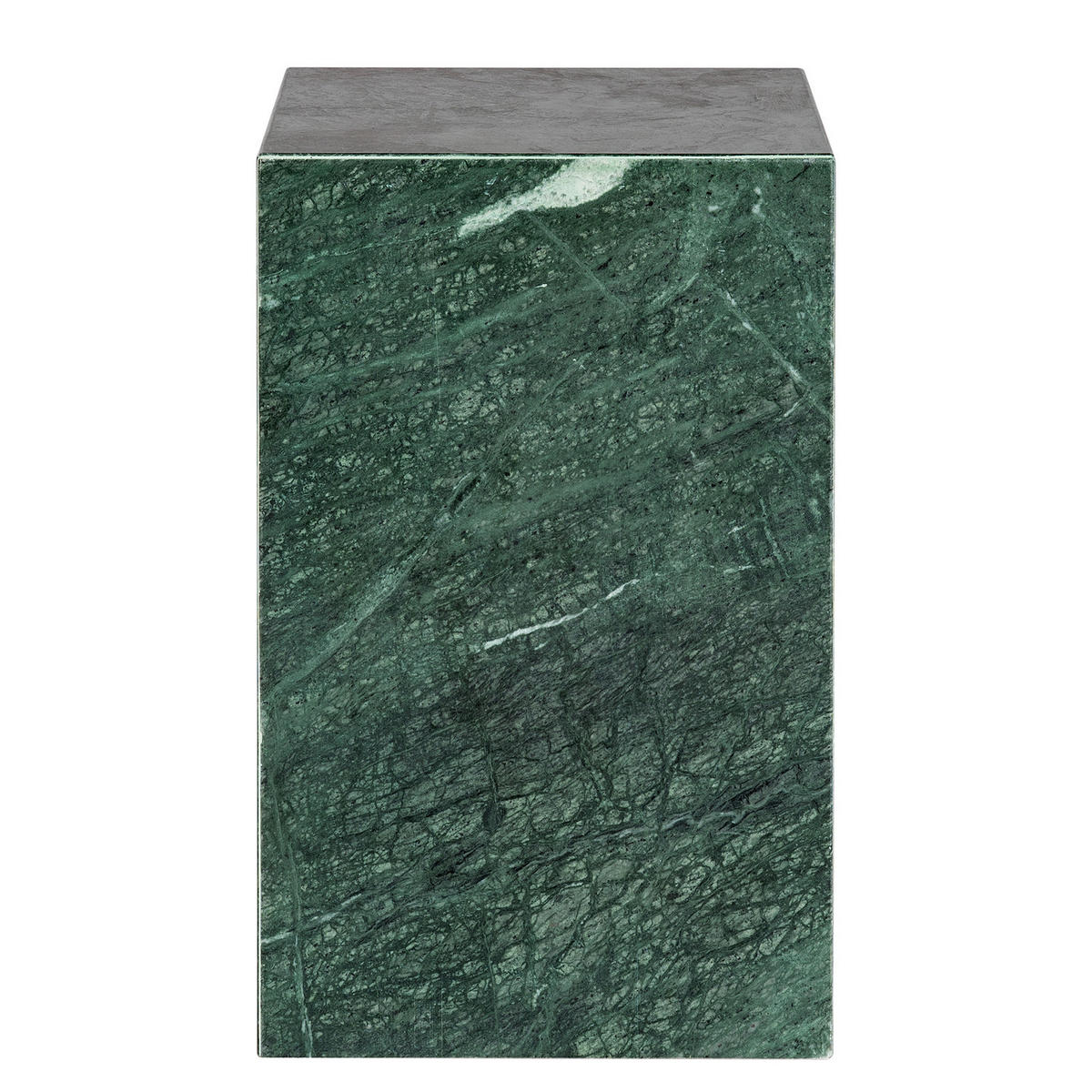 BEISTELLTISCH - Marmor - Dunkelgrün, Stein (30/30/48cm) - home24