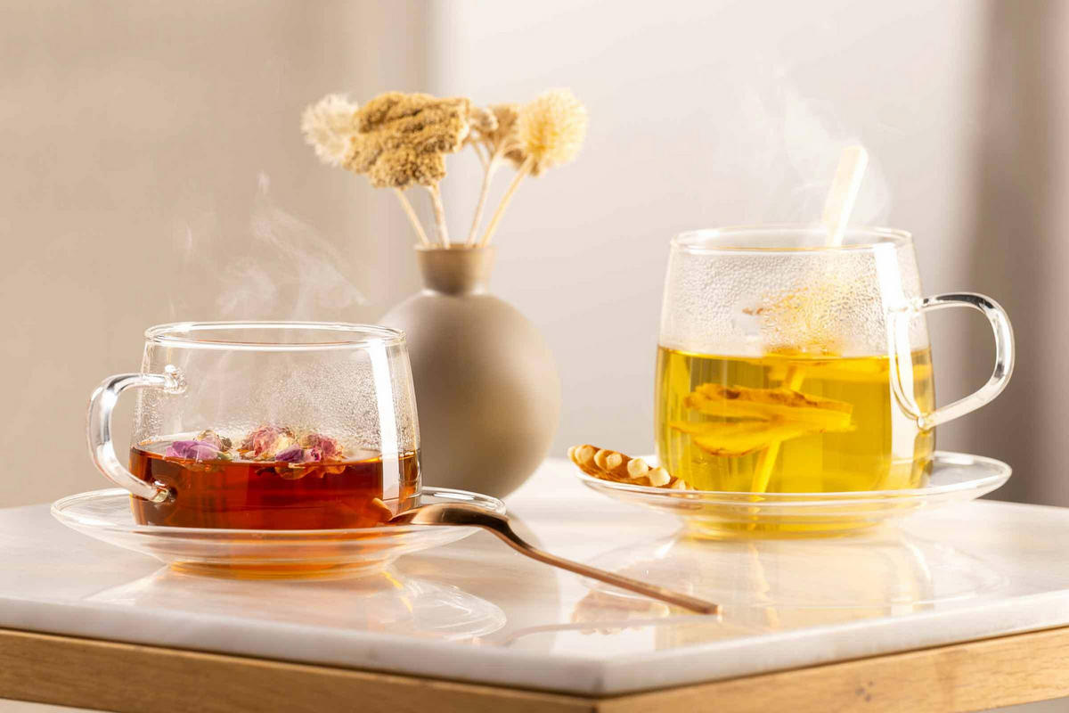 TEETASSEN Tè Per Te transparent 450 ml 4er Set - Transparent, Glas (0.45L) - Leonardo Living