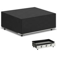 ABDECKHAUBE für Tischgrill 80 x 60 x 25 cm Wasserdicht - Schwarz, Kunststoff (1/1/1cm)