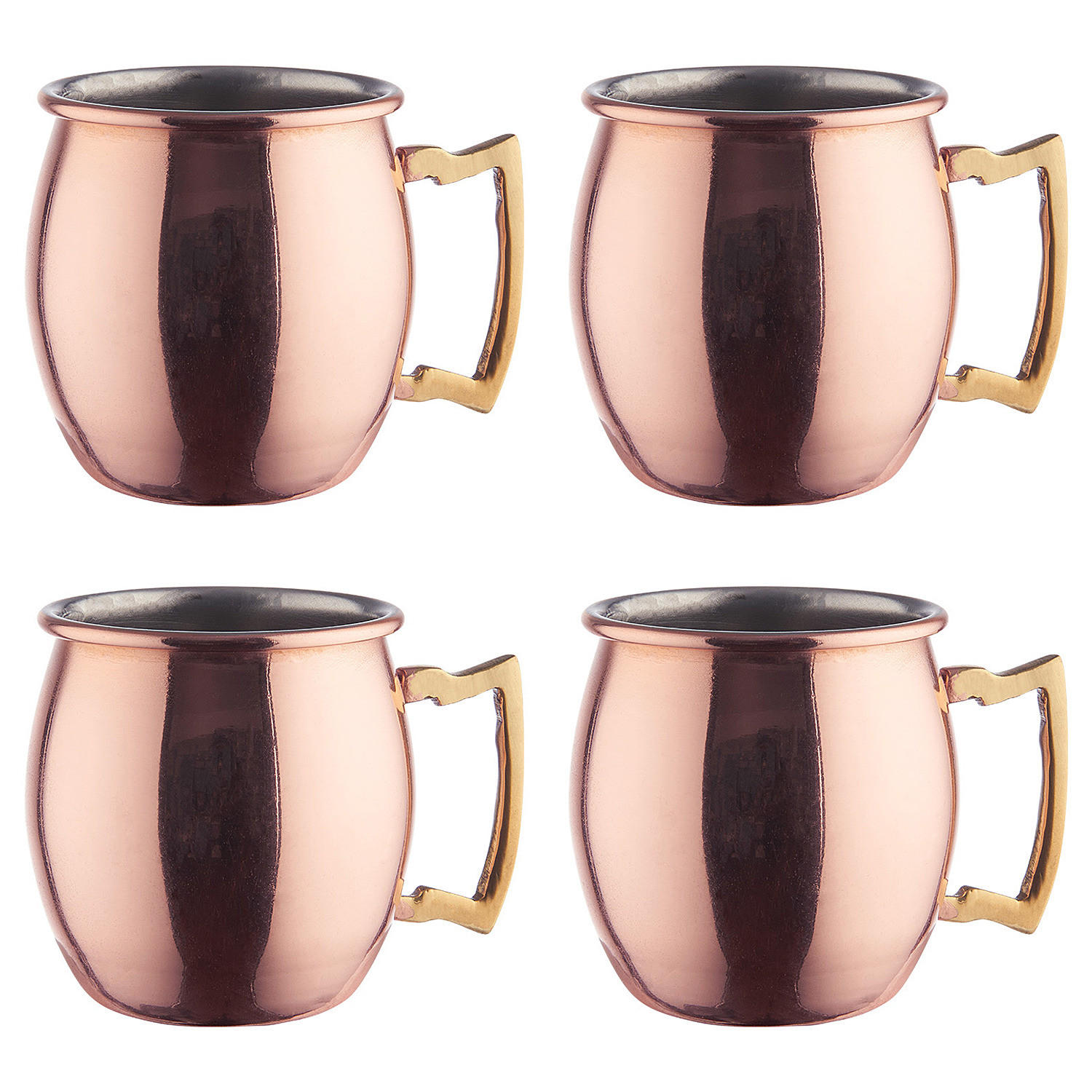 MINI-BECHER (4er Set) Moscow Mule - Roségold, Keramik (0.06L) - BUTLERS