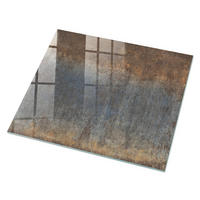 GLASPLATTE 80x60 cm – Erde und Himmel - Grau, Glas (0.4/80/60cm) - ArtPrintCave
