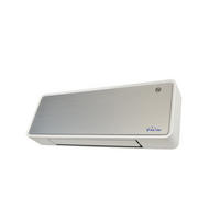 SPLIT-WANDHEIZUNG Grau mit Fernsteuerung und Programmierung 2000 W - Grau, Kunststoff (54/19/12cm) - Purline