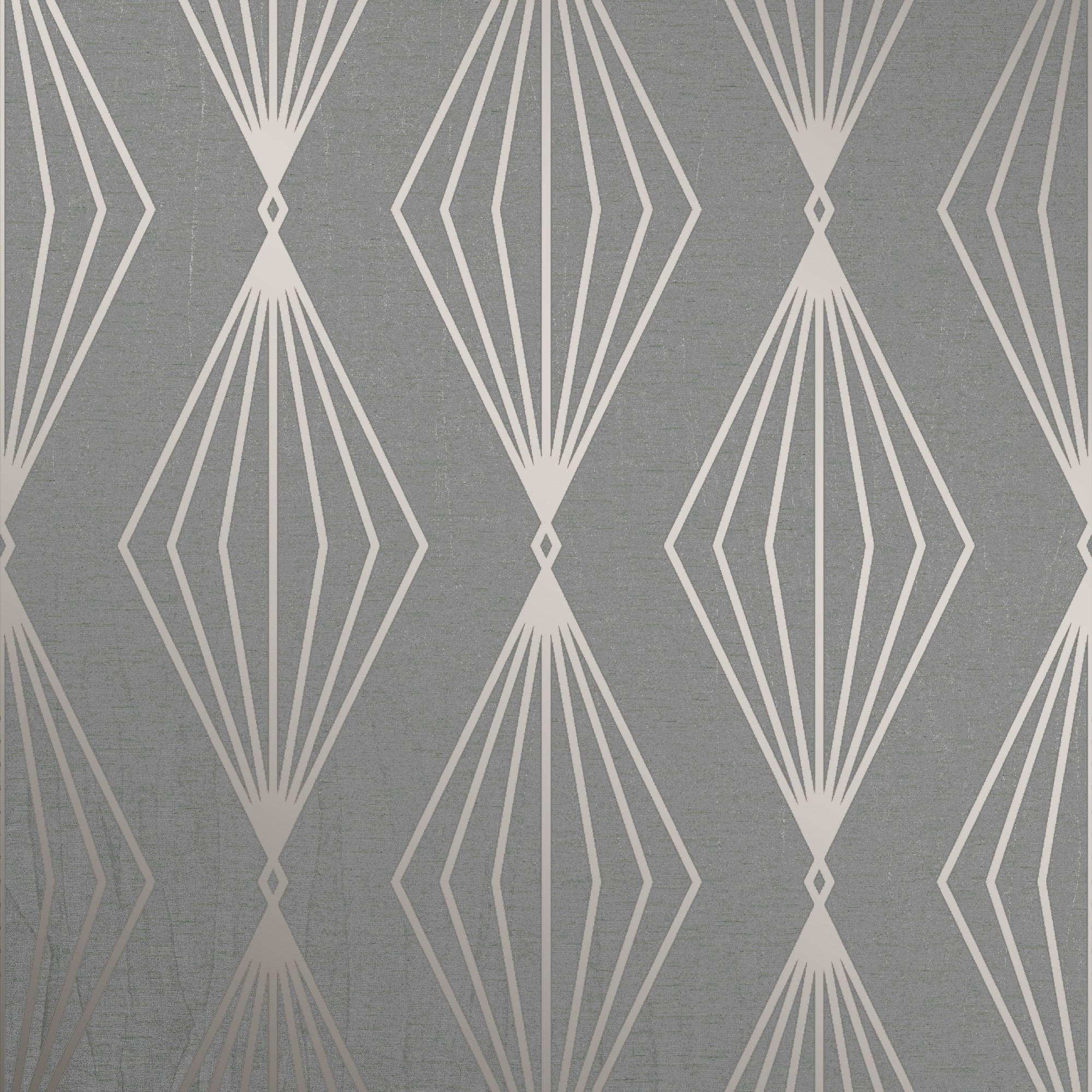 VLIESTAPETE Marquise Geo 1000x52cm - Taupe, Papier/Kunststoff (52/1000cm) - Boutique