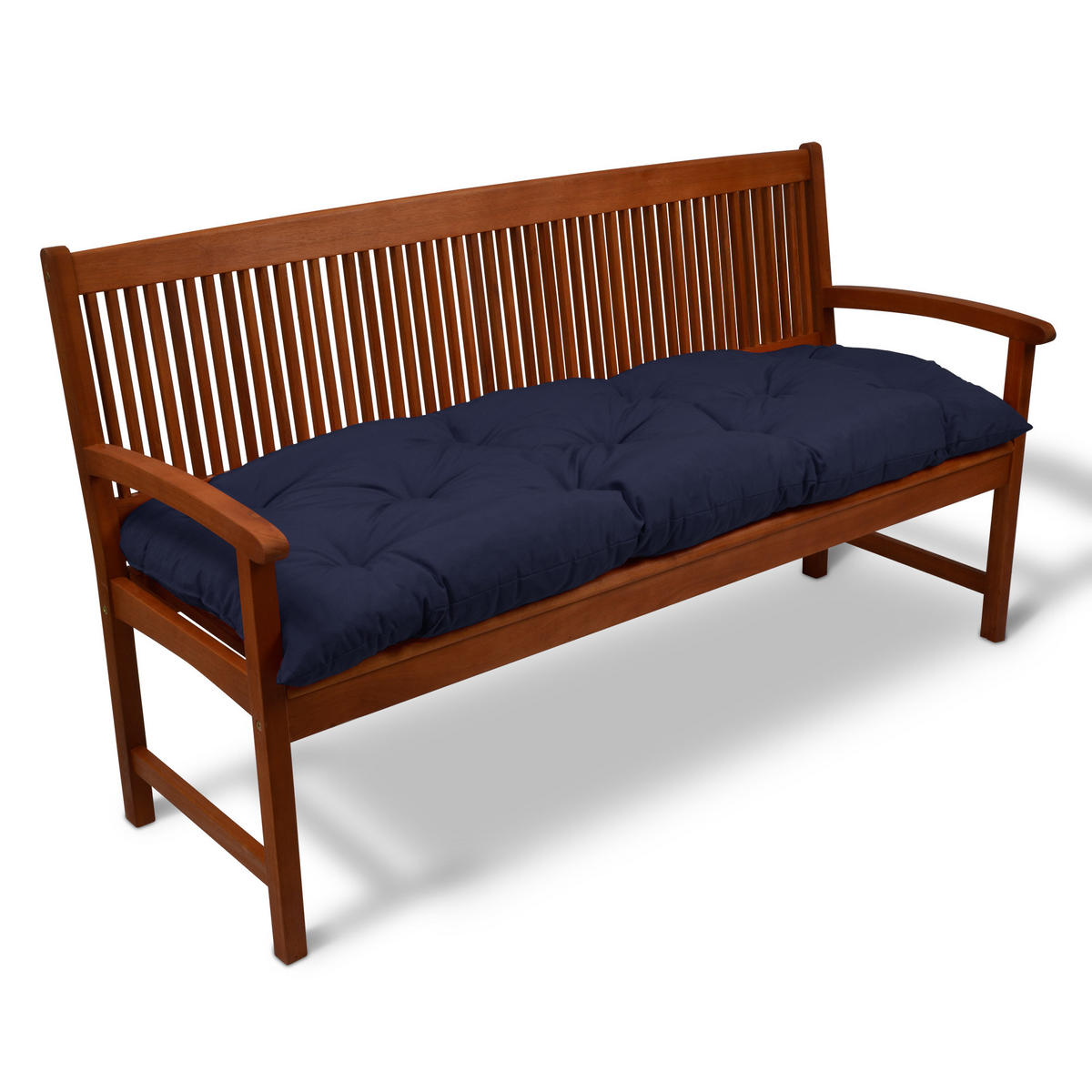 BANKPOLSTER Flair BK 100/50/8cm Dunkelblau - Dunkelblau, Textil (50/10/100cm) - Beautissu 