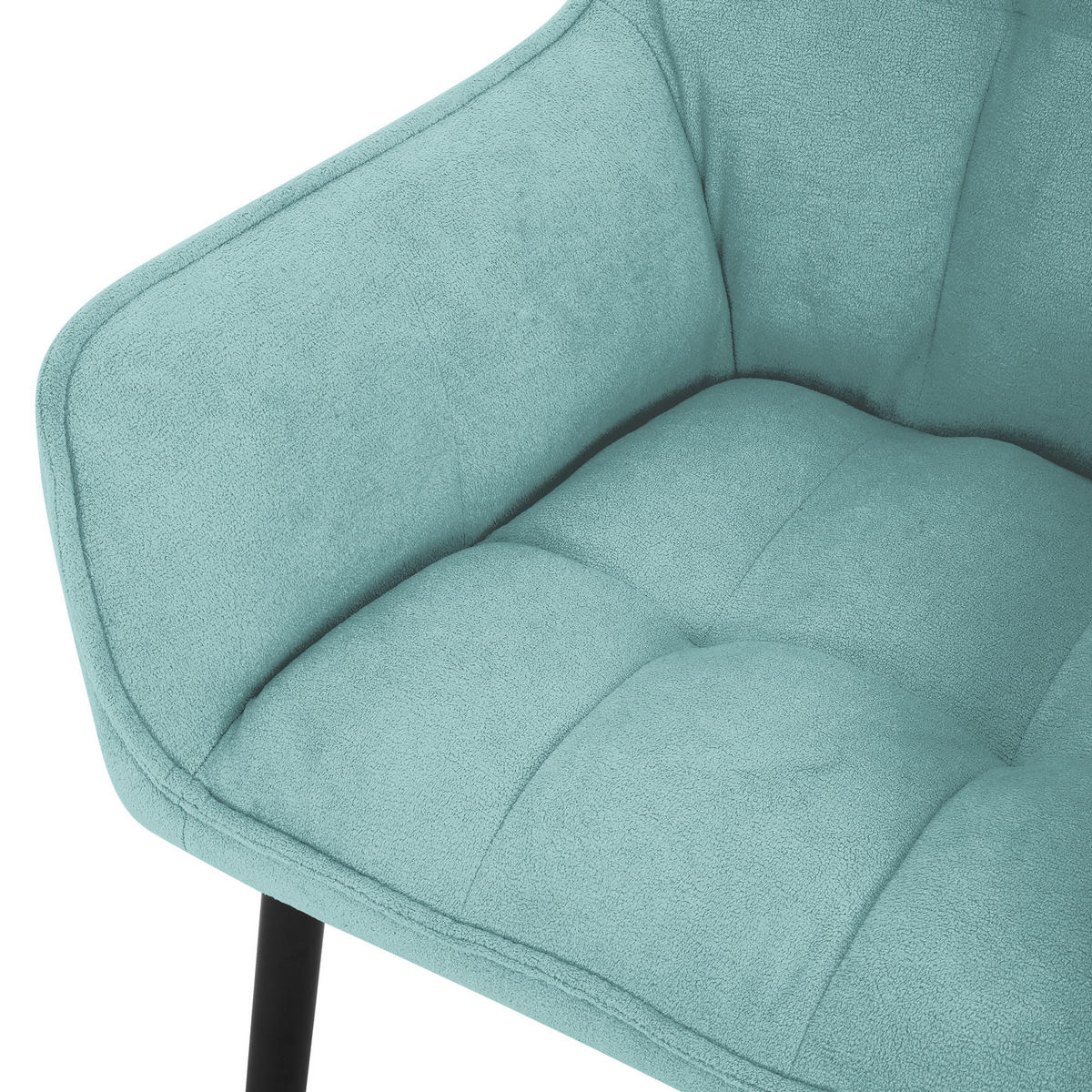 ESSZIMMERSTUHL petrol - Hellblau, Textil (63/90/57cm) - ML-DESIGN