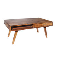 COUCHTISCH RETRO Sheesham rechteckig Natur 100cm - Braun, Holz (55/100/40cm) - riess-ambiente