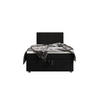 BOXBETT FADO 1 90x200, mit Matratze H3 und Topper, Cosmic 100 - Schwarz, Holz/Kunststoff (90/200cm) - Bedante