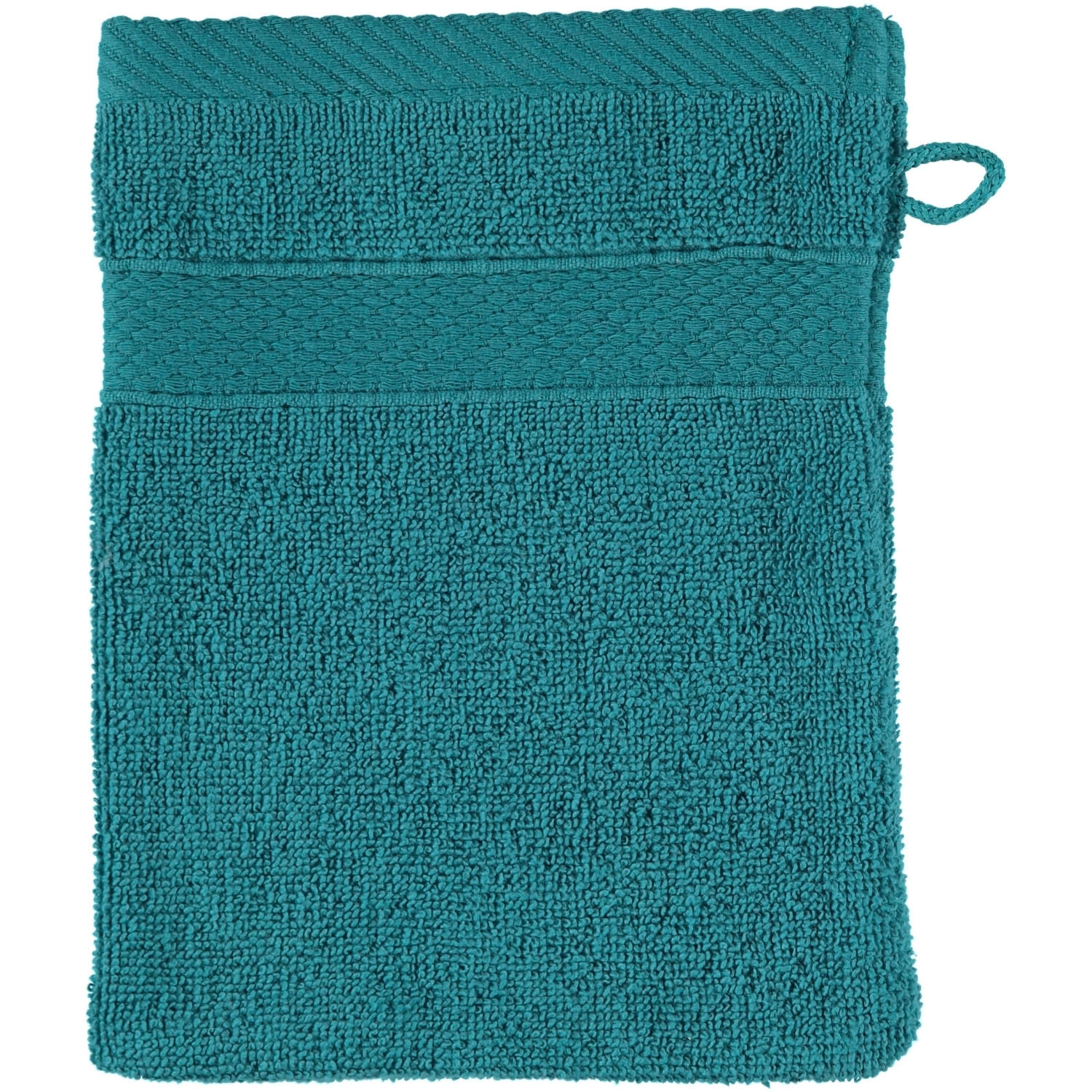 WASCHHANDSCHUH DIAMANT DARK TURQUOISE - 464 - Blau, Textil (15/21cm) - Egeria