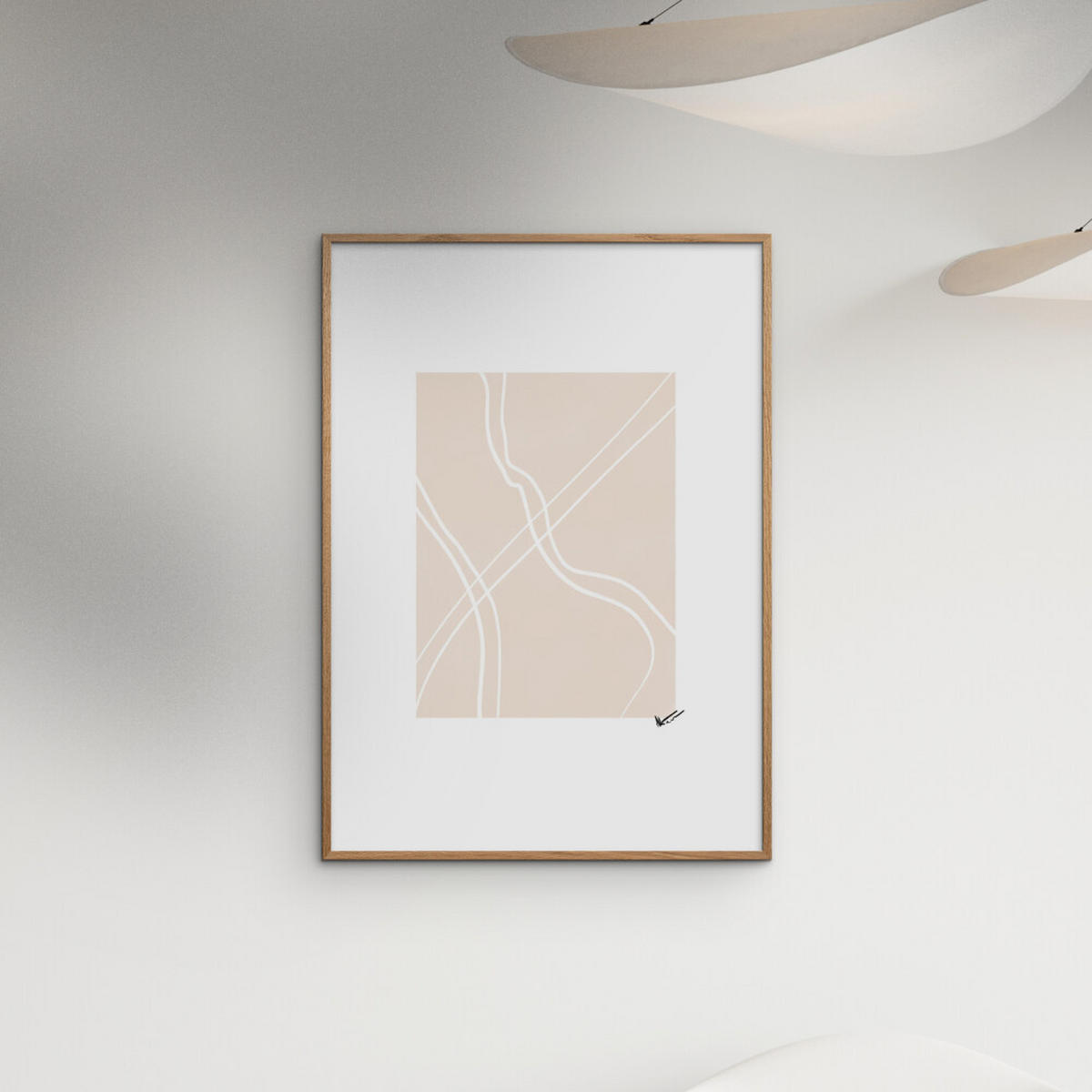 POSTER N. Atelier - Route - Naturfarben, Papier (30/40/0.1cm) - Poster&Frame