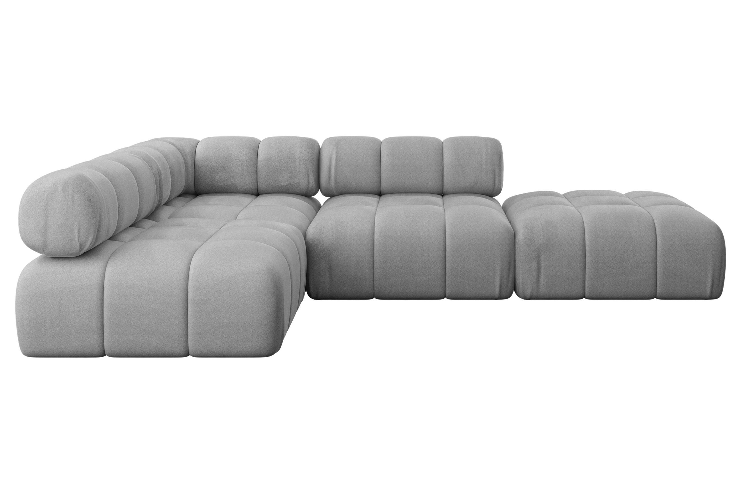 Altdecor Ecksofa Hellgrau 285x190 cm