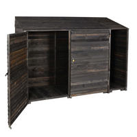 GERÄTESCHUPPEN Anthrazit - Anthrazit, Holz (250/180/93cm) - MCW