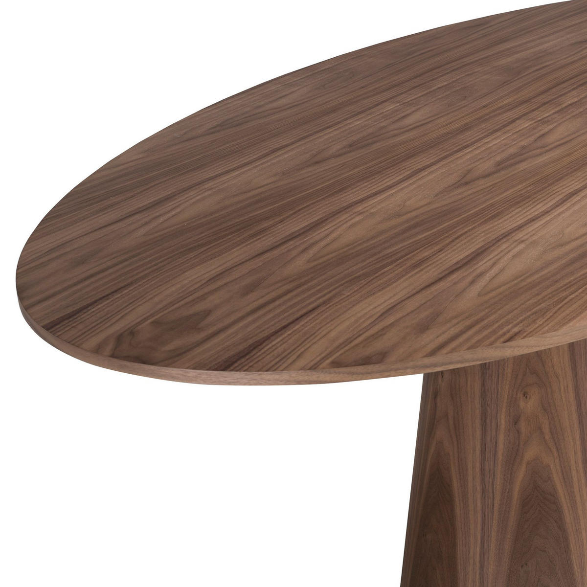 ESSTISCH Esstisch ovale Walnuss Ø220/110/76 cm - Walnussfarben, Holz (110/220/76cm) - ANGEL CERDA