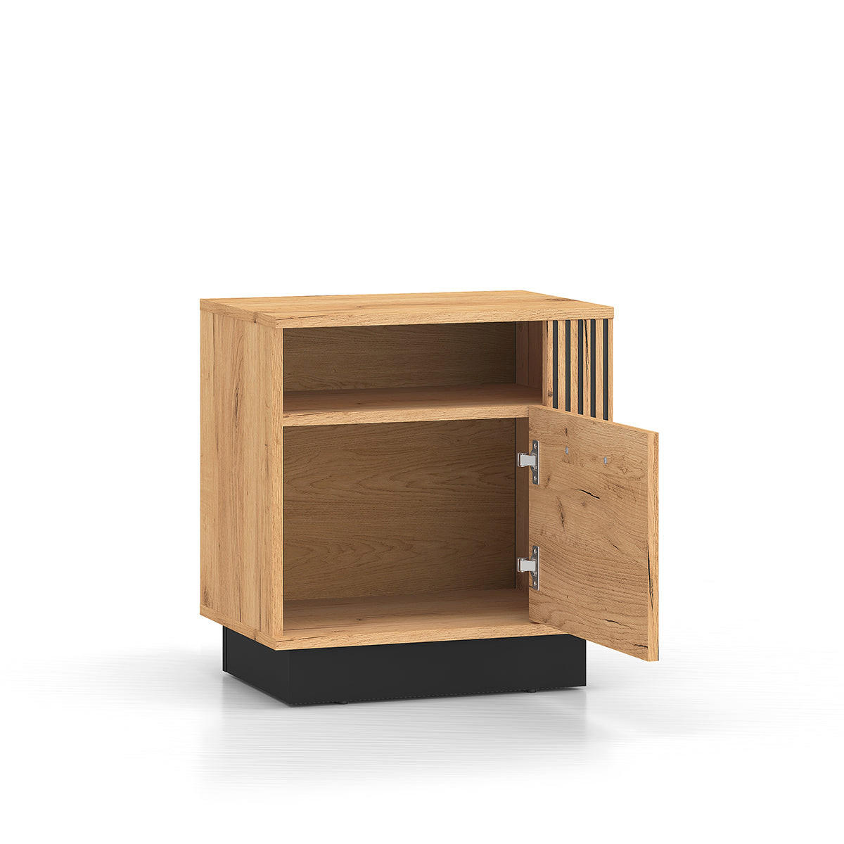 NOČNÝ STOLÍK Solal Drevo - hnedá, kompozitné drevo (50/55/35cm) - Petits-meubles