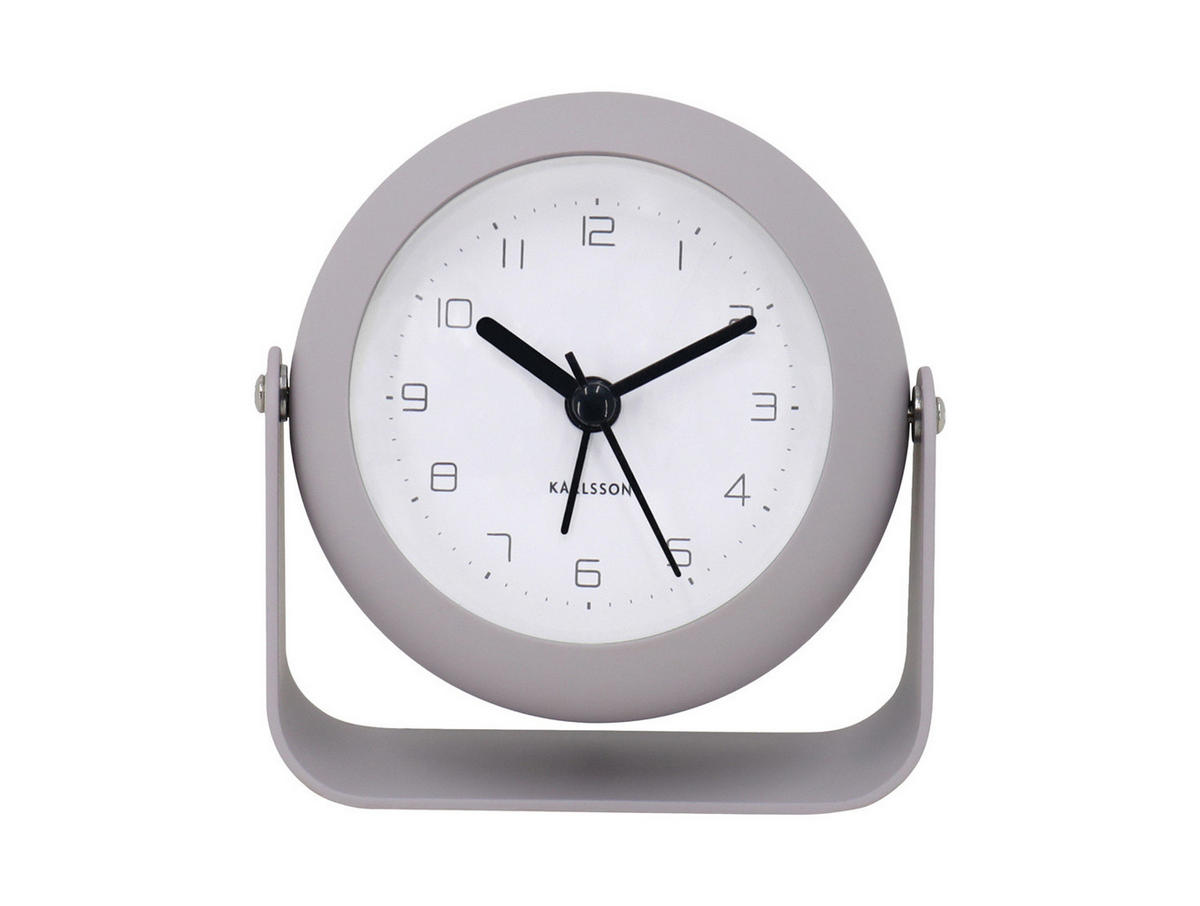 WECKER Bunky Ø 9 cm - Beige, Metall (10.2/13/7cm)