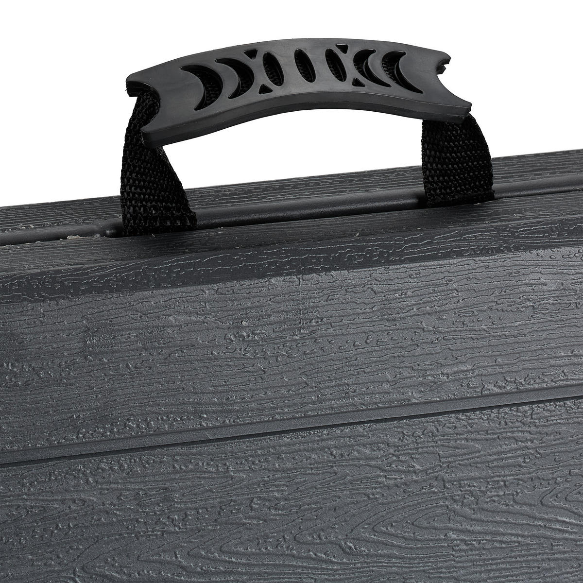 GARTENTISCH - Grau, Kunststoff/Metall (60/120/74cm) - Relaxdays