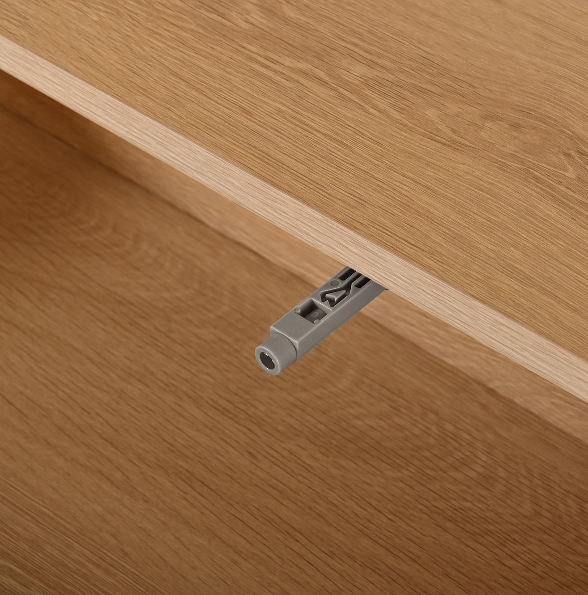 KOMMODE aus MDF 115,5x38x75cm in Natur mit 6 Schubladen - Naturfarben, Holzwerkstoff (115.5/75/38cm) - Modfu