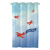 VORHANG son avion 135x180 cm mehrfarbig - Multicolor, Textil (135/0.2/180cm) - Happy Friday