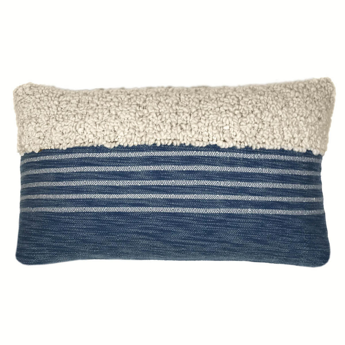 DEKOKISSEN Indigoblau 35x60 - Blau, Textil (60/35/12cm) - Malagoon