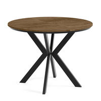 TISCH Schwarz EWA Ausziehbar - Schwarz, Holzwerkstoff (100/100/76cm) - Sepro Meble