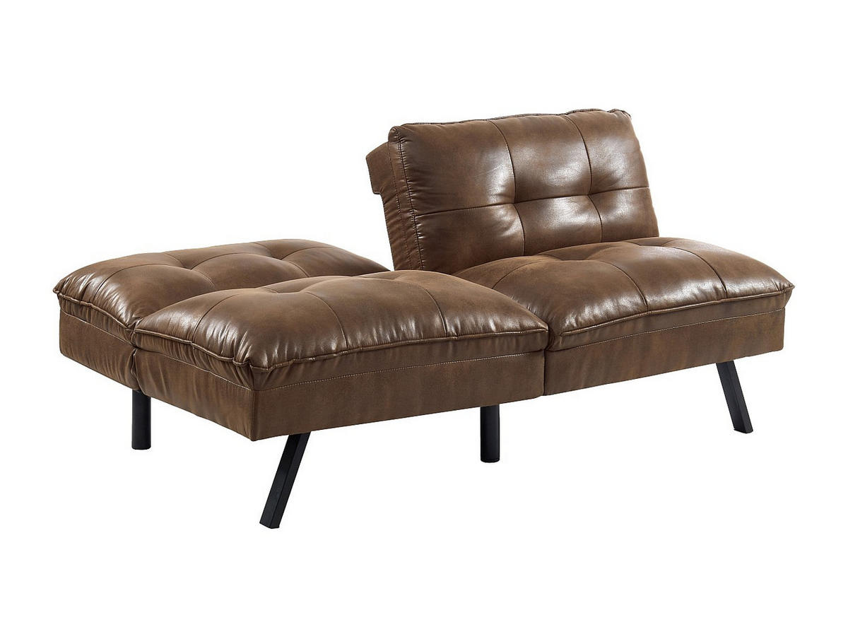 SCHLAFSOFA - 3 Personen - Stoff, Stoff - Braun - - Braun, Textil (172/83/95cm) - Vente-Unique