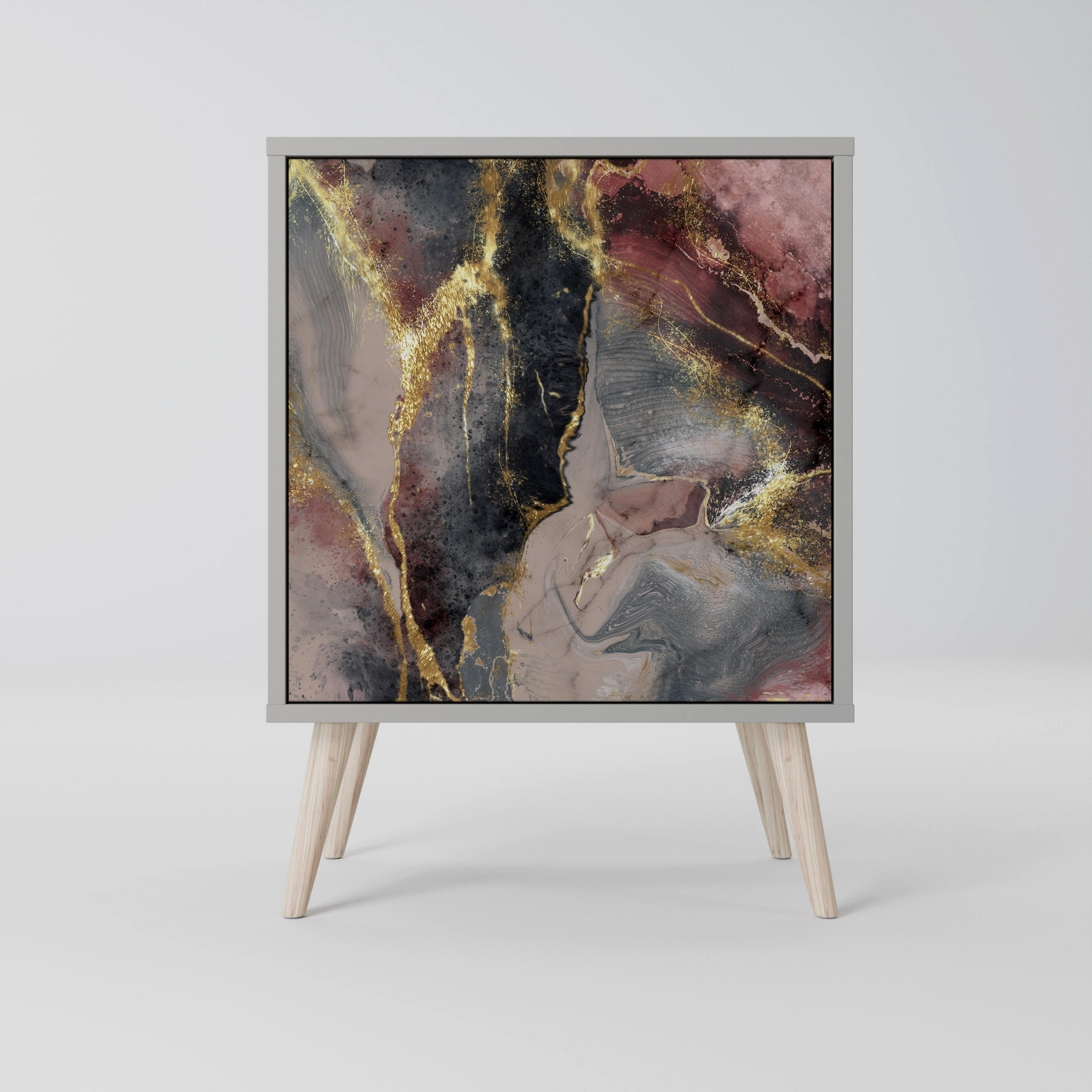 SpaceRebels Sideboard Grau 57.5x77.5x42 cm