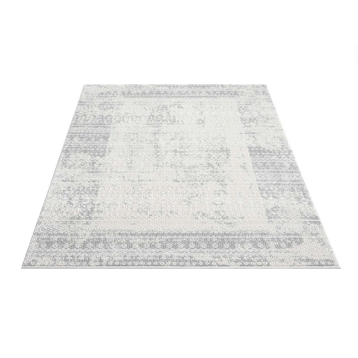 KURZFLOR-TEPPICH Antik 232 Grau 80x150 cm - Grau, Textil (80/150cm) - carpet city