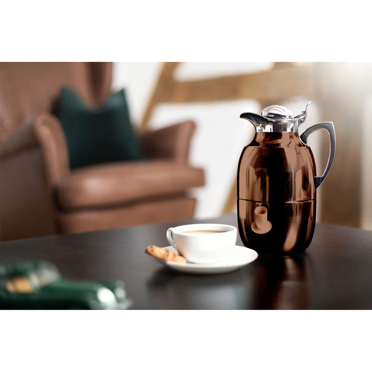ISOLIERKANNE JUWEL s/s cop plated 1 L - Kupferfarben, Metall (1L) - Alfi