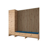 GARDEROBE Balma VI - Blau, Holzwerkstoff (230/206/44cm) - MIRJAN24