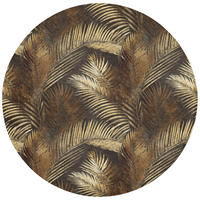 KOUPELNOVÁ PŘEDLOŽKA Tropical - Listy - zlaté 70x70 cm - zlatá, textil/plast (70/70cm)