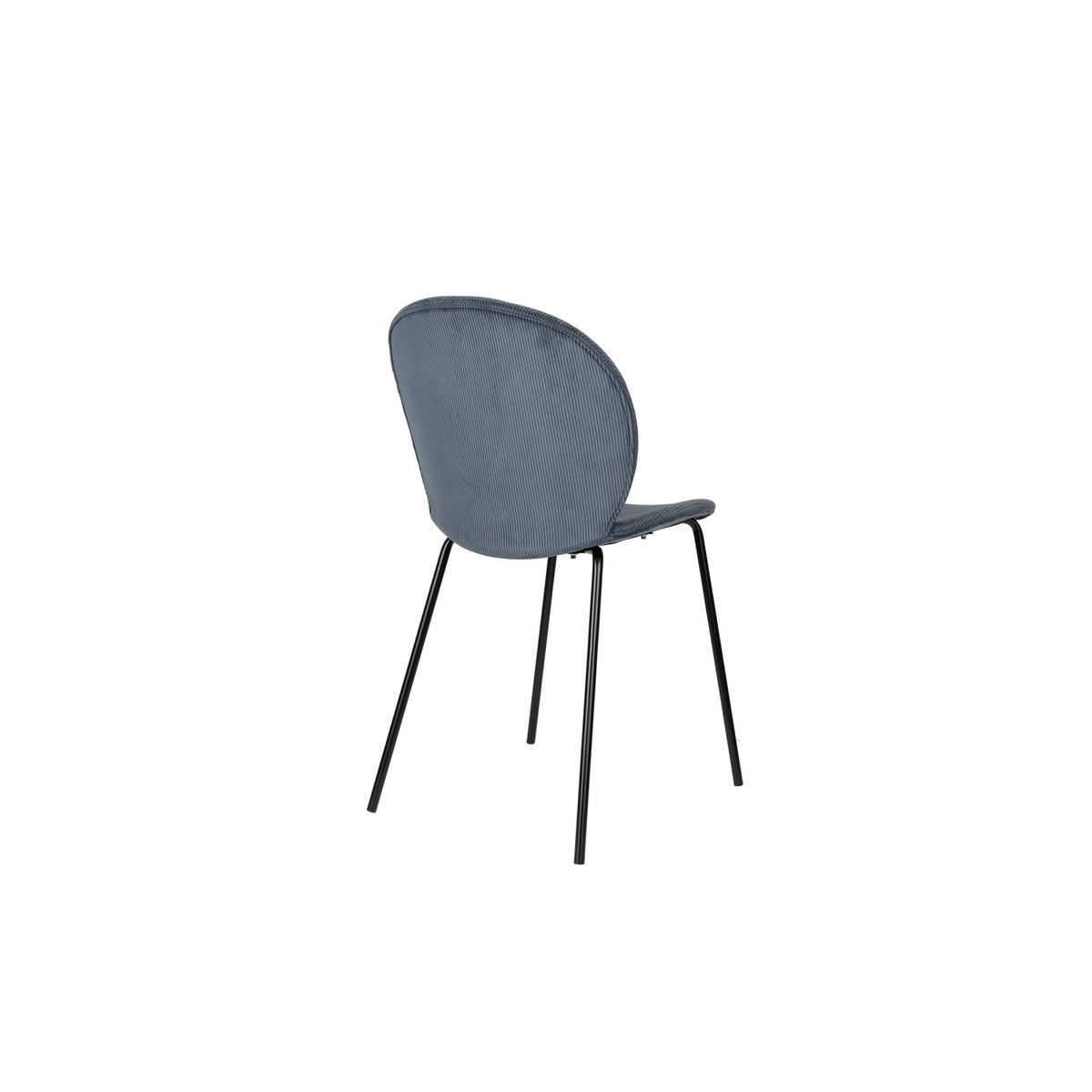 ESSZIMMERSTUHL Bonnet Terra - 2 er Set - Blau, Textil (45/84/53cm) - Zuiver