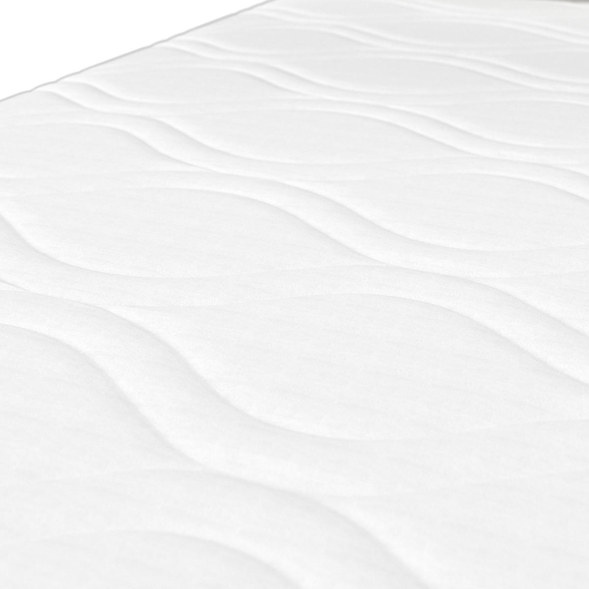 BOXBETT Nevada Hellgrau ca. 160 / 200 cm mit Topper - Hellgrau, Holz - Bessagi Home