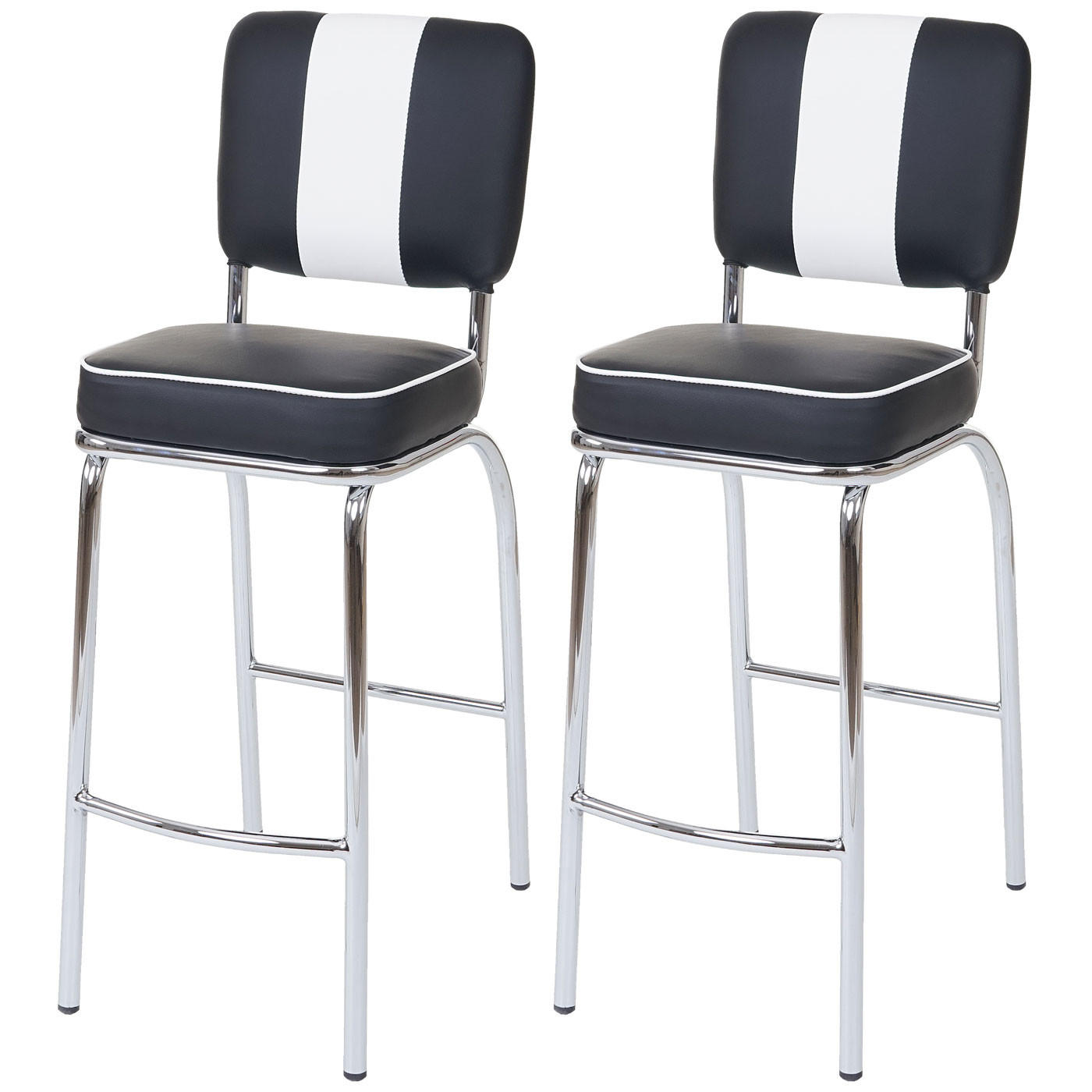 Proregal Barhocker Schwarz 34x107x46 cm