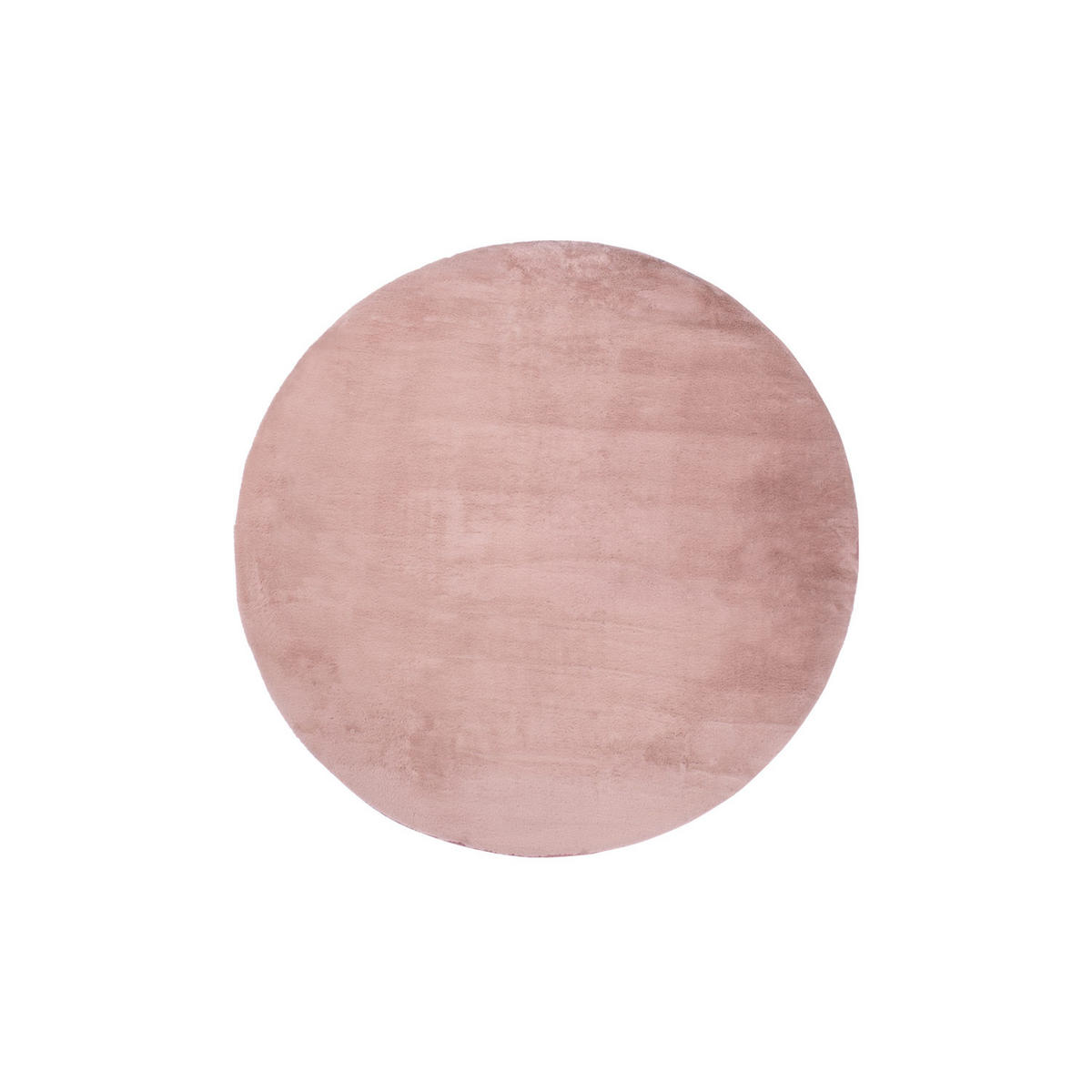 HOCHFLOR-TEPPICH Topia 400 Puder-Rosa 160 cm Rund - Rosa, Textil (160/160cm) - carpet city