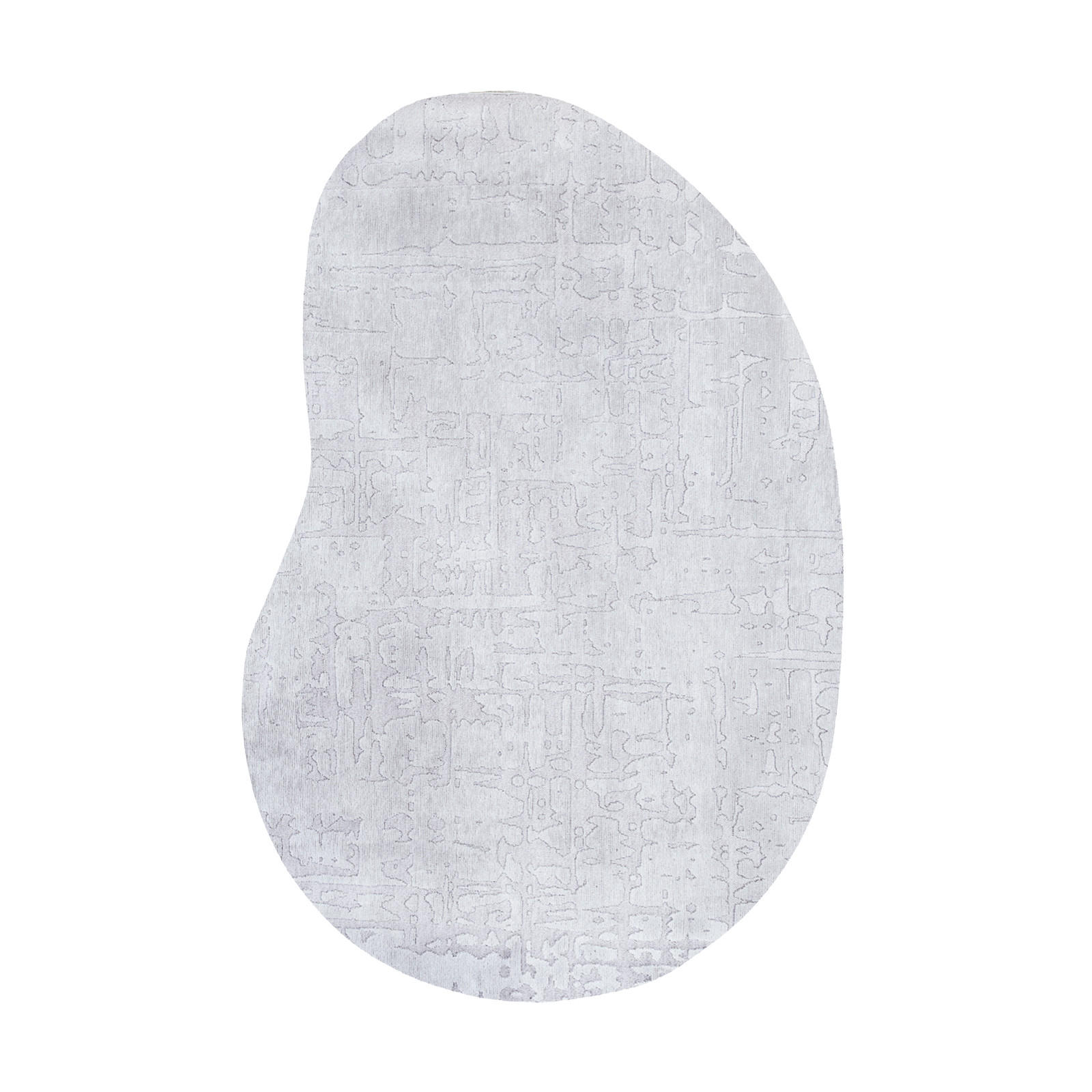 TEPIH Tsingy Oyster Structures Baobab 235/340 cm - siva, tekstil/plastika (235/340cm) - Louis De Poortere