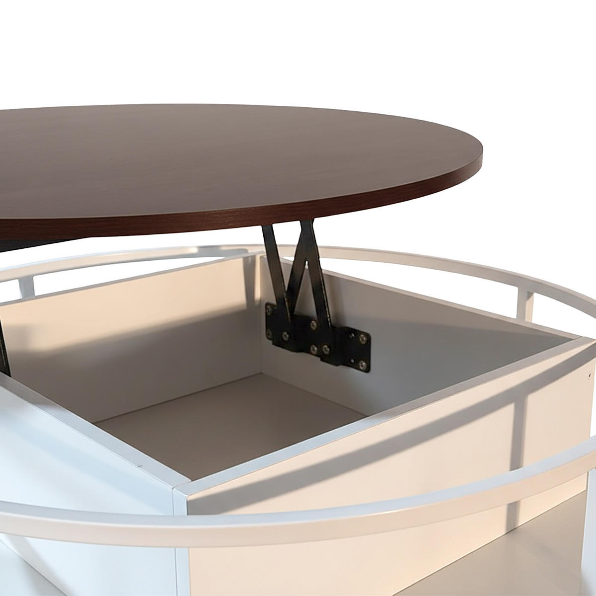 COUCHTISCH - Multicolor, Holzwerkstoff/Metall (80/80/46cm) - Relaxdays