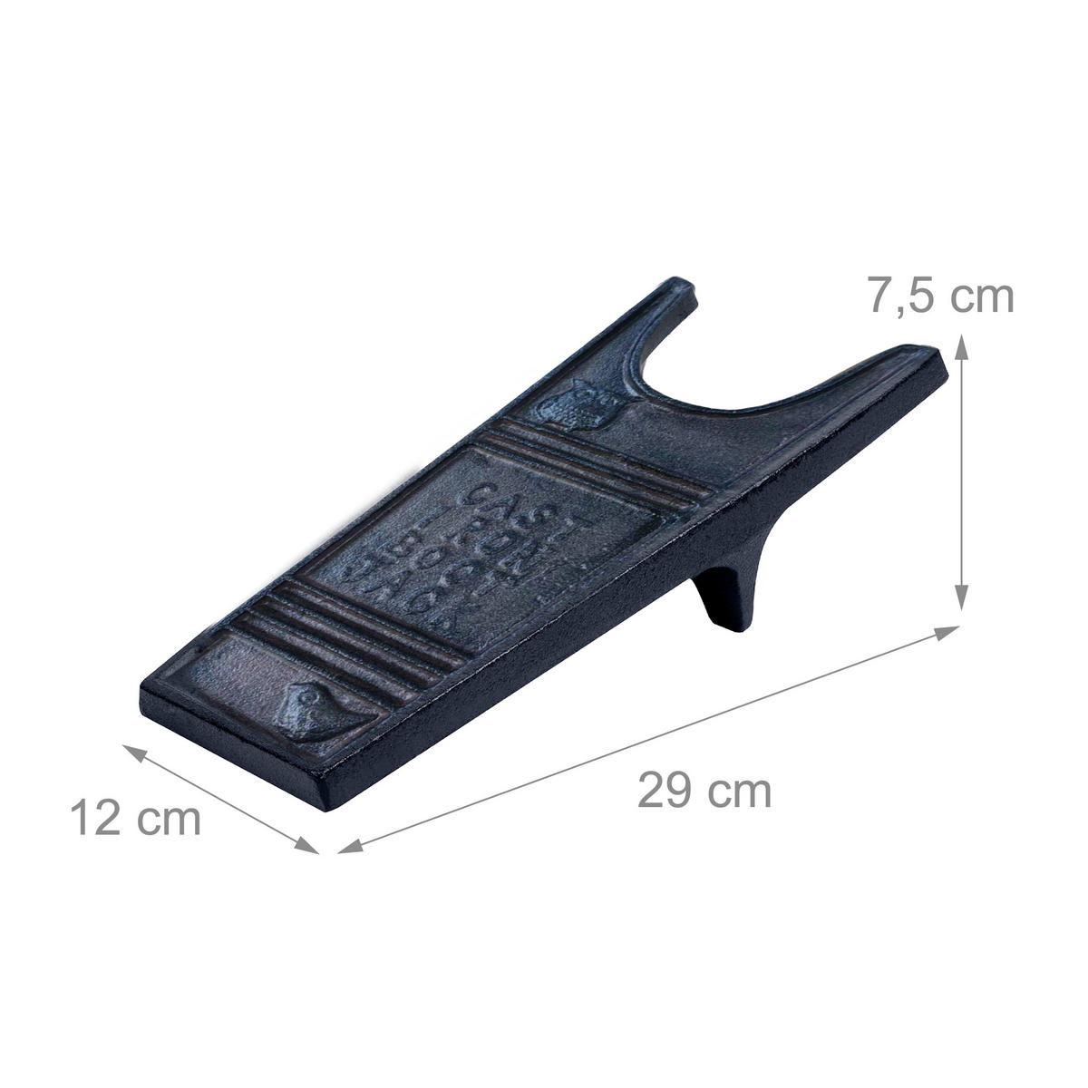 ČEVLJAR - črna, kovina/tekstil (29/7.5/12cm) - Relaxdays