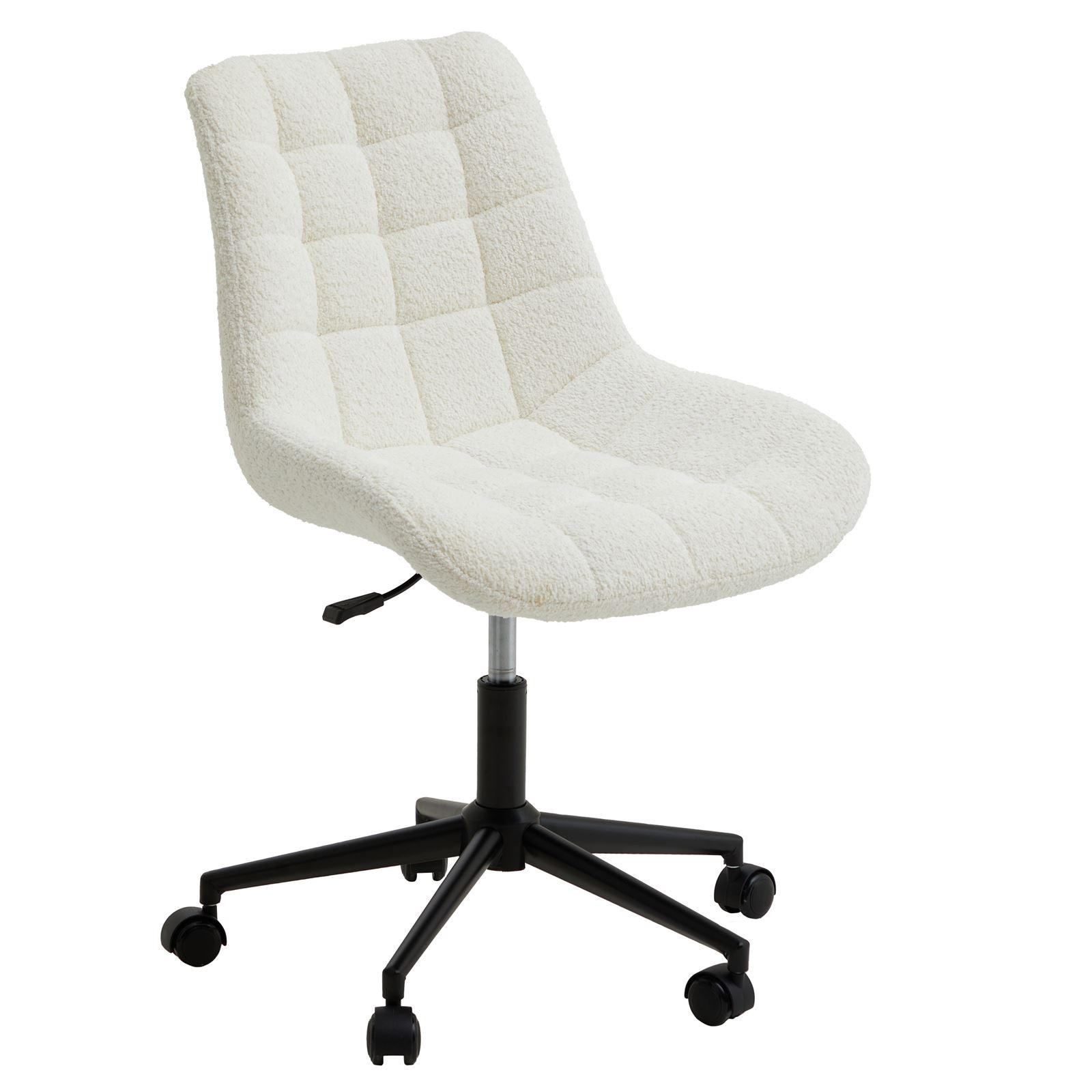 DREHSTUHL TASK - Weiß, Textil (54/80/61cm) - IDIMEX