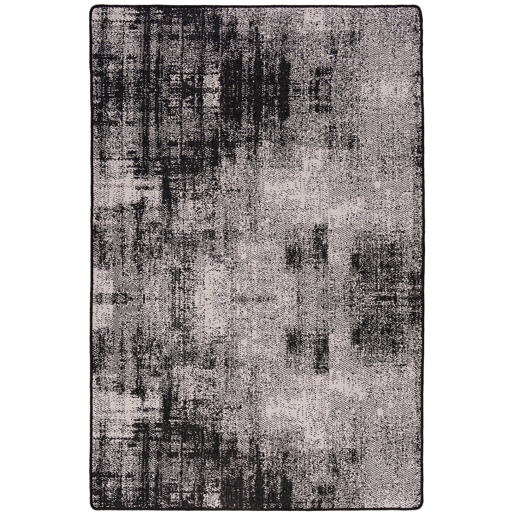 IN- UND OUTDOOR TEPPICH BEIDSEITIG NEWPORT DESIGN - Schwarz, Textil (200/250cm) - Snapstyle