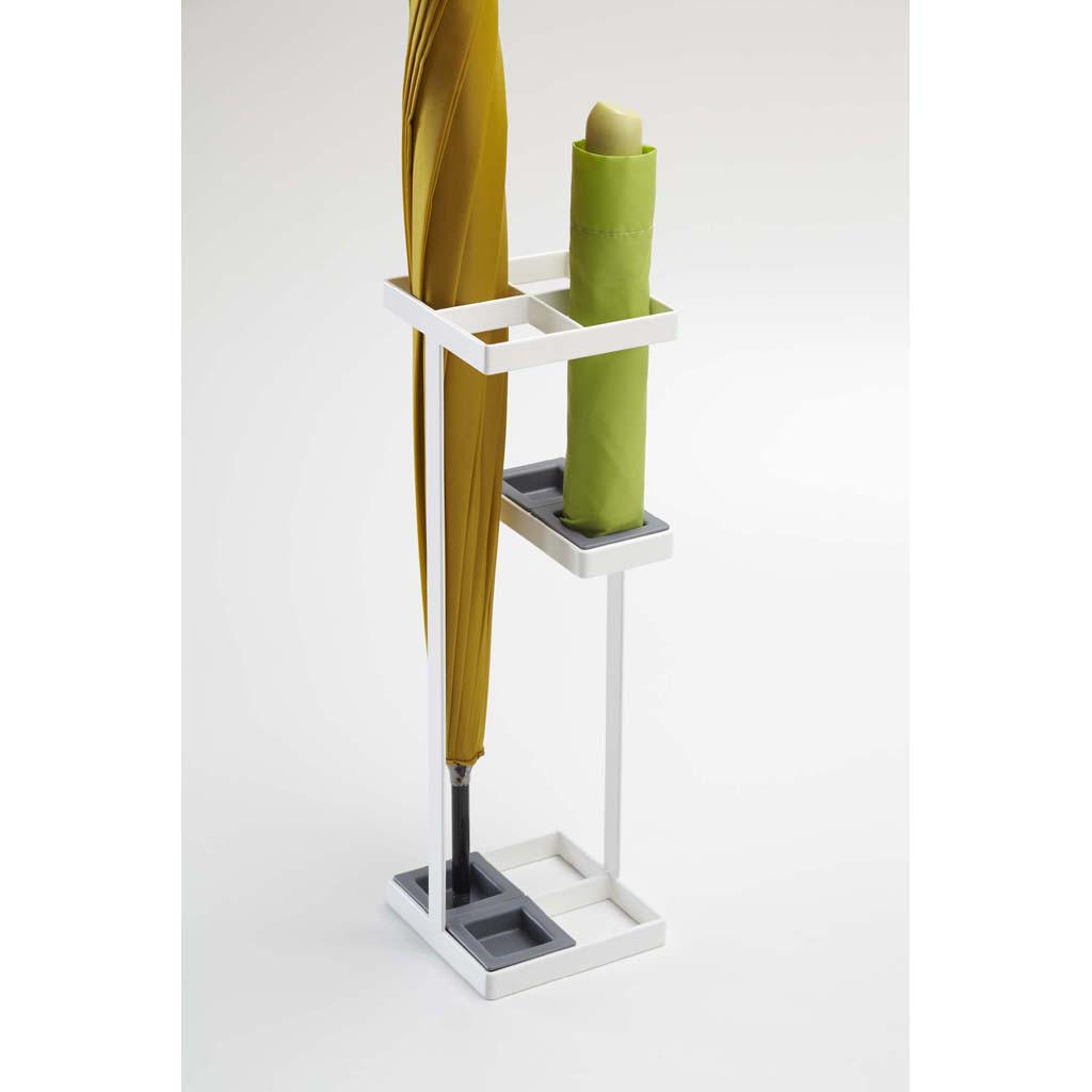 SCHIRMSTÄNDER Tower 7639 Weiß Metall 36/11/11 cm - Weiß, Metall (11/36/11cm) - Yamazaki