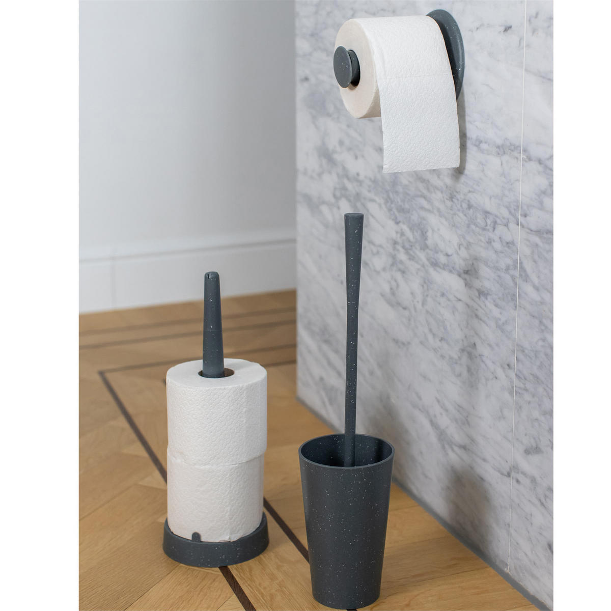 WC-BÜRSTE Rio 10,4/10,4/46 cm - Anthrazit, Kunststoff (10.4/46/10.4cm) - KOZIOL