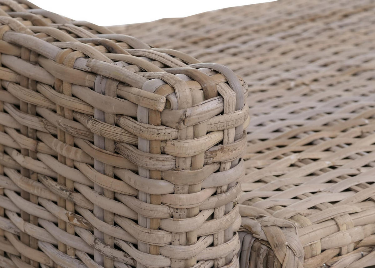 SITZBANK STAUFACH Grau - Weiß/Grau, Holz (88/51/44cm) - MCW